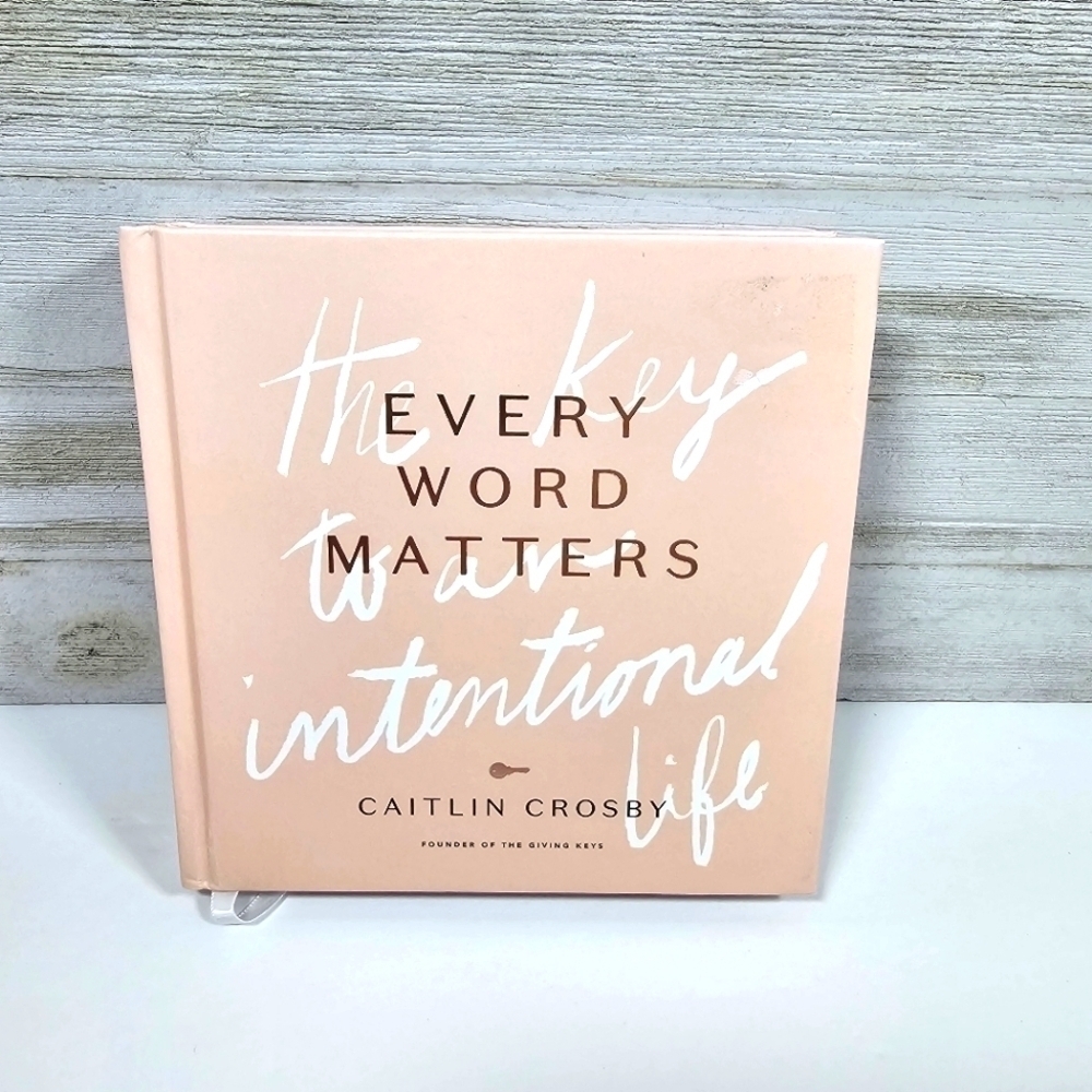 Every Word Matters Hardcover Book NEW